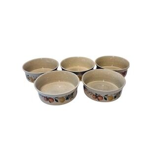 Wedgewood‎ Quince Fruit Dessert Bowls Set of 5 Made in England